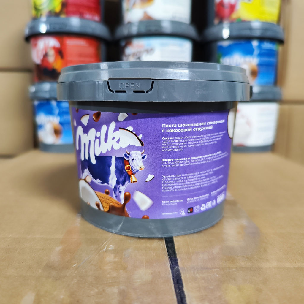 Паста шоколадная Милка кокос (аналог) 800 гр - Sweet Joys фото 3