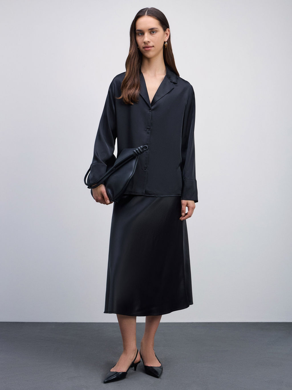 Блузка с отложным воротником / Zarina фото 2