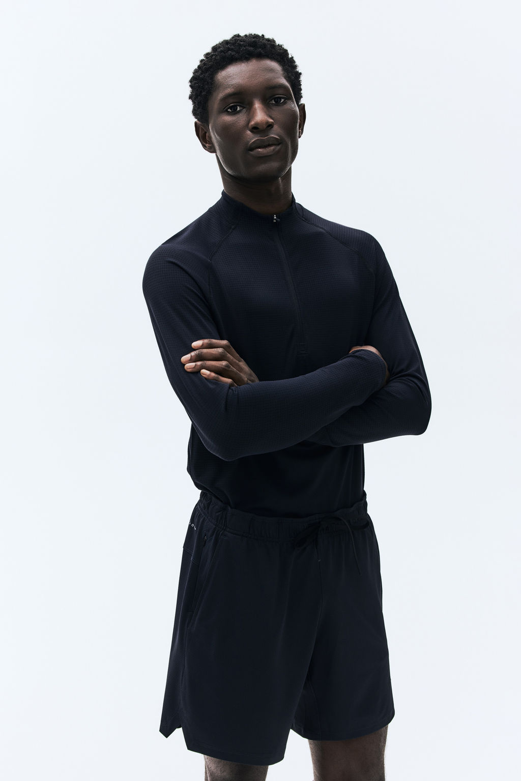 Muscle Fit Zip top sports top with DryMove - H&m фото 6
