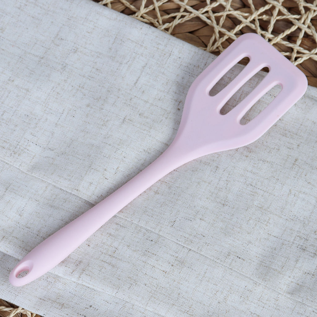 Лопатка с прорезями 21 см силиконовая / GR-472 /уп 480/ - Галеонтрейд фото 3