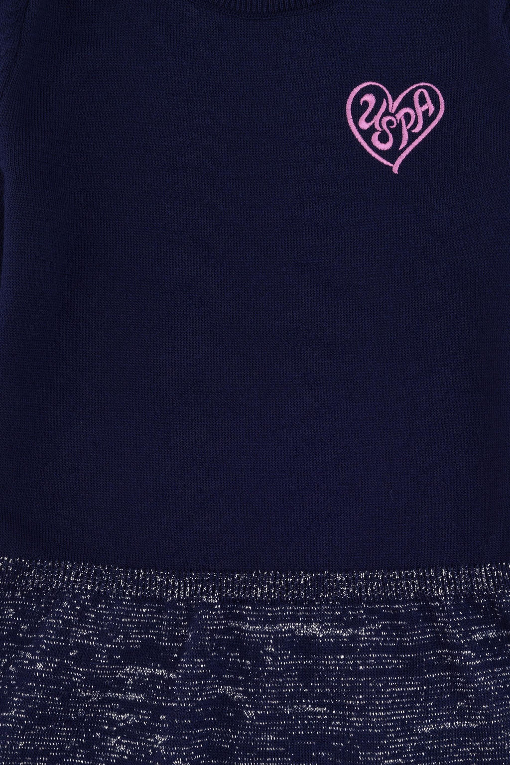 K_z _ocuk Lacivert Triko Elbise - U.s. polo assn фото 5