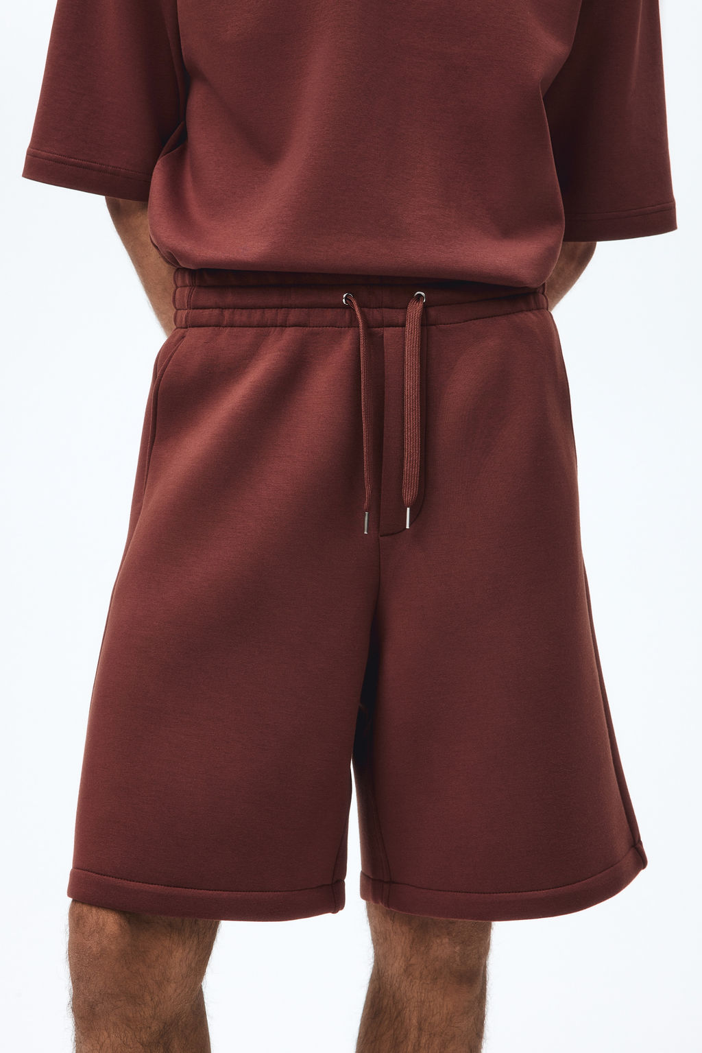 Pantal?n corto efecto neopreno Relaxed Fit - H&m фото 6