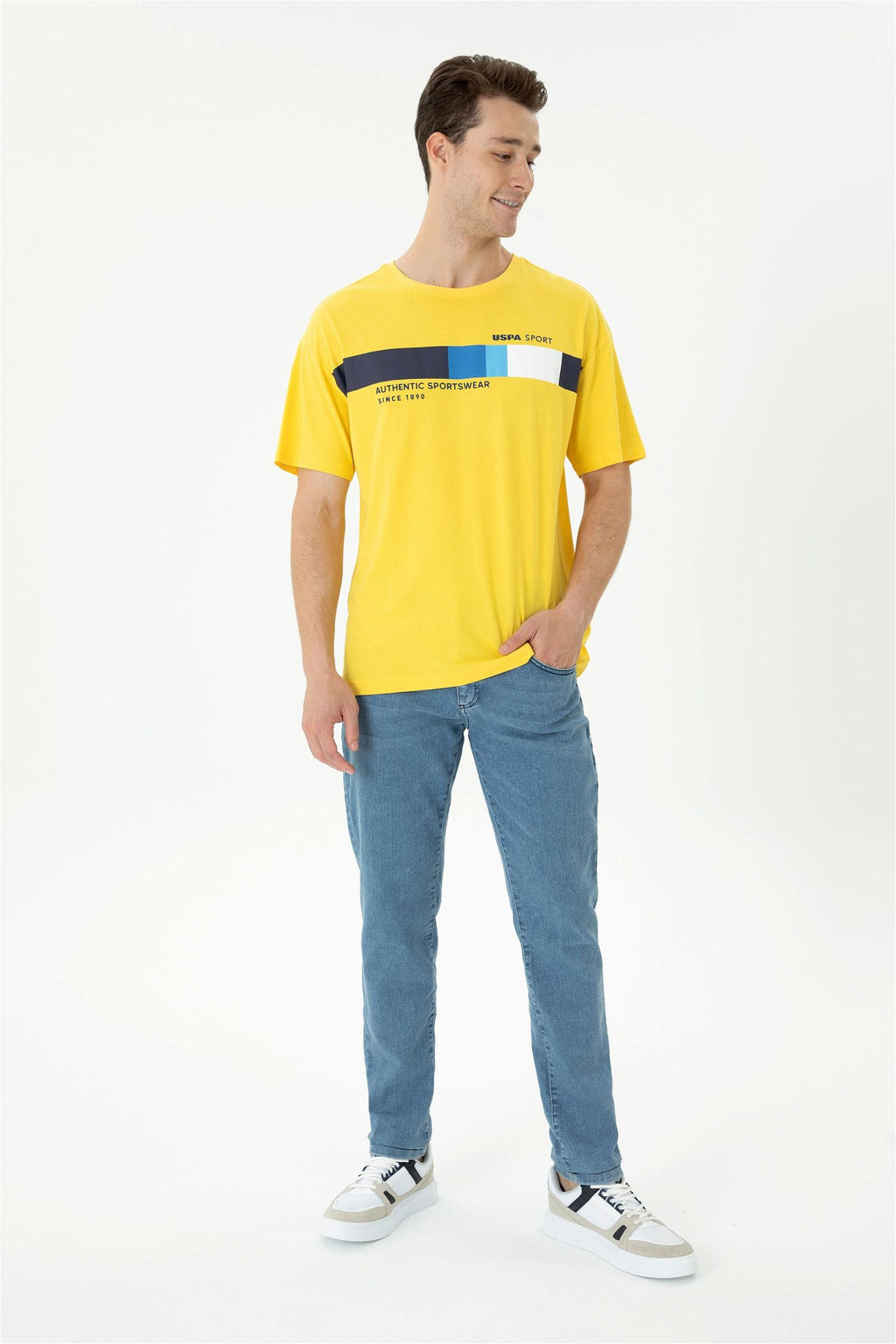 U. S. Polo Assn Мужские темно-синие джинсовые брюки - U.s. polo assn фото 8