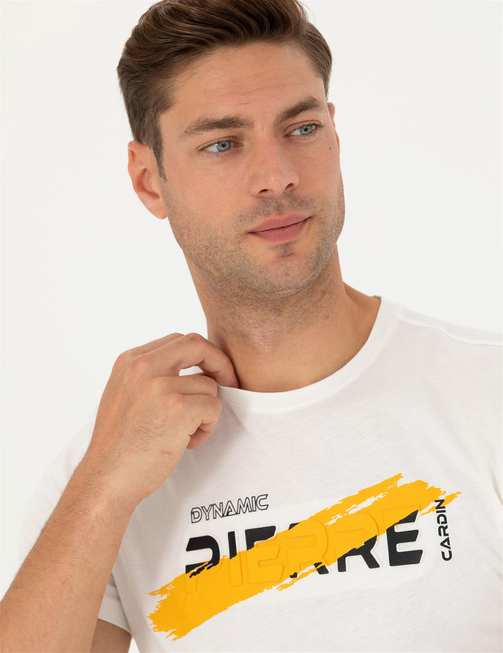 Ekru Slim Fit Ti__rt - Pierre cardin фото 3
