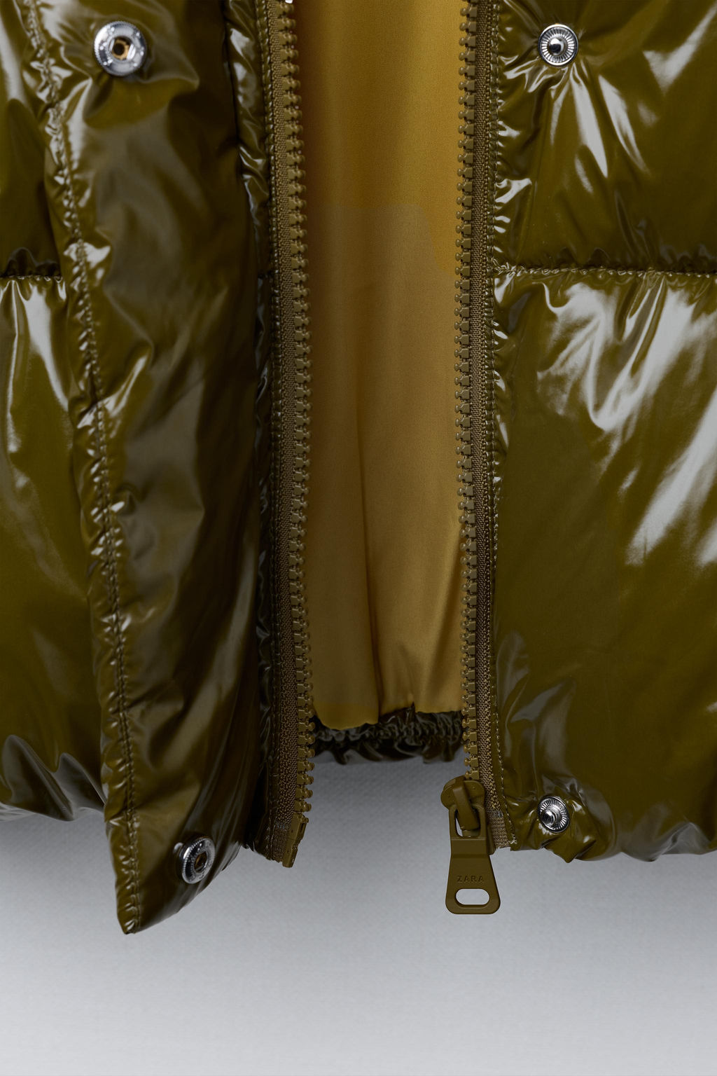 SHINY PUFFER JACKET - Zara фото 8