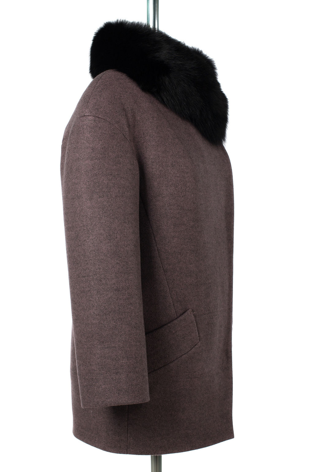 Мех натуральный (песец) Пальто утепленное Термофинн 100 г - El podio фото 9