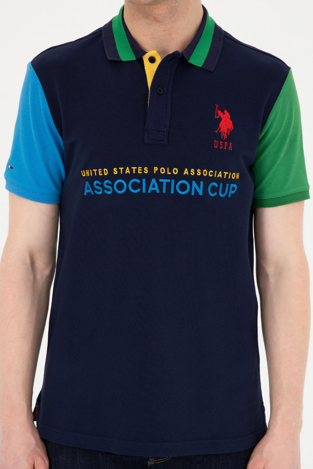 Мужская темно-синяя футболка Неожиданная скидка в корзине - U.s. polo assn фото 13