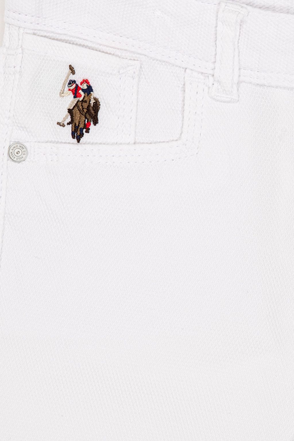 U. S. Polo Assn Белые брюки из плотной ткани для мальчика - U.s. polo assn фото 4