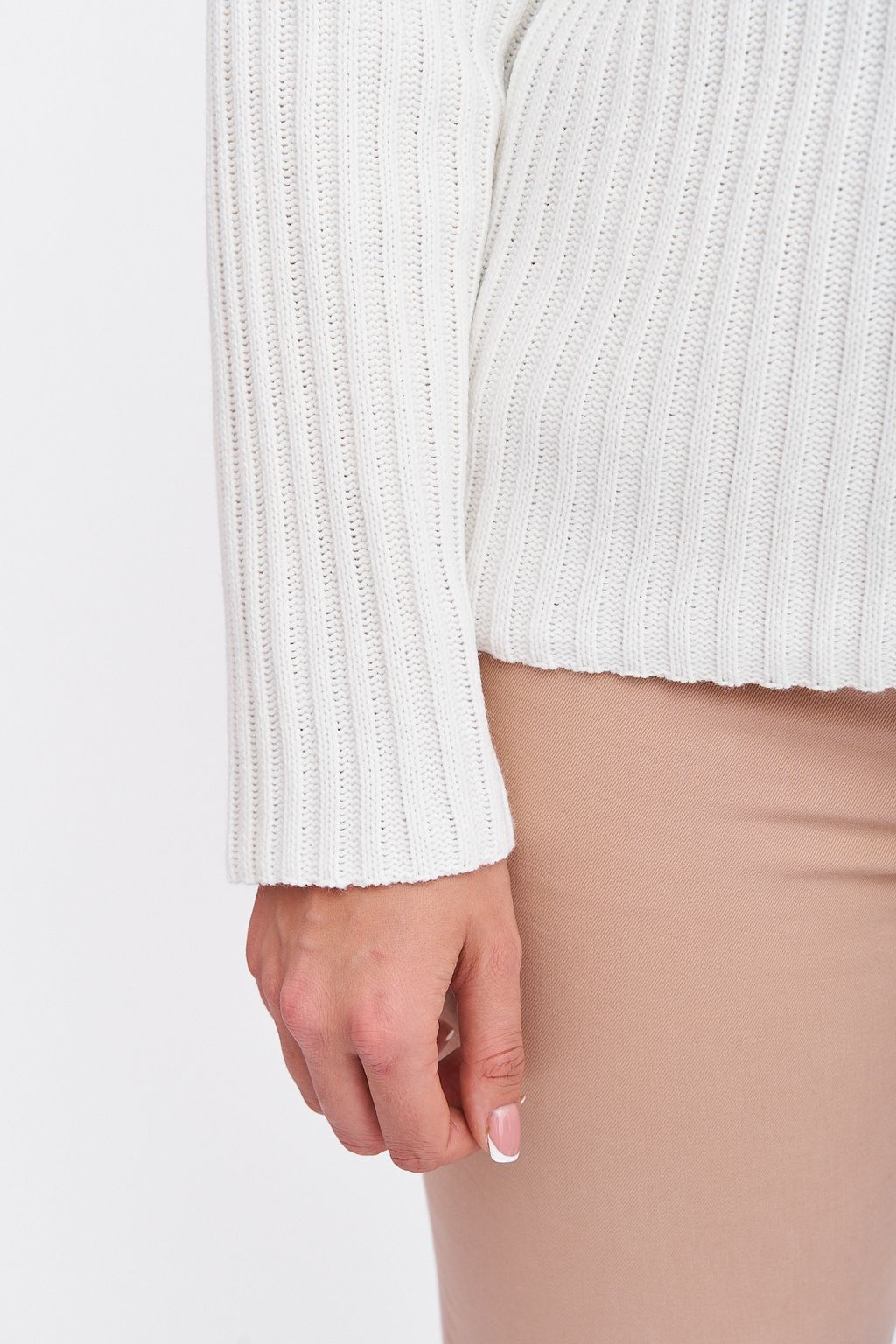 Джемпер 351407/молочный-киви - Злата Стиль фото 6