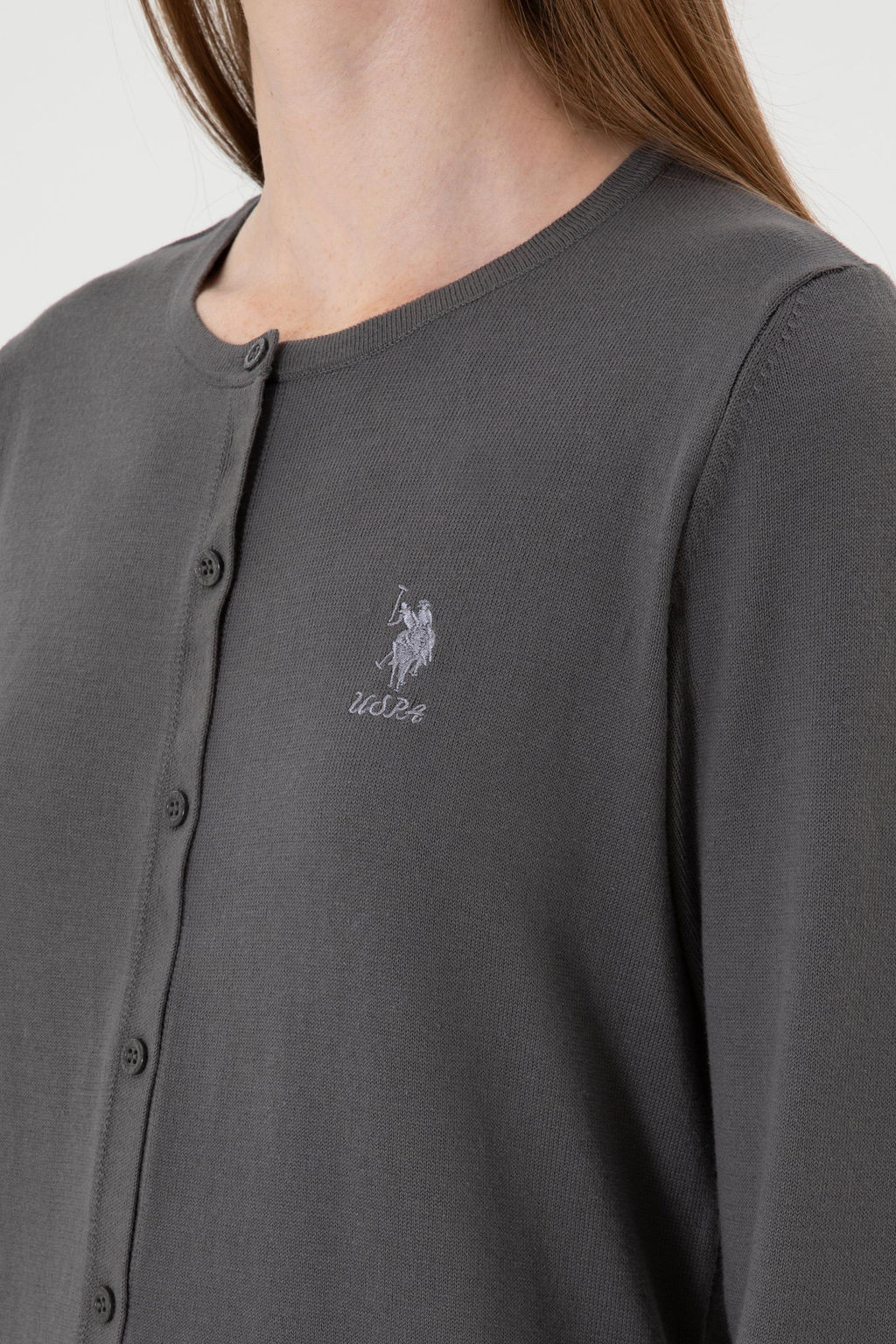 Kad_n Gri Basic Triko H_rka - U.s. polo assn фото 7