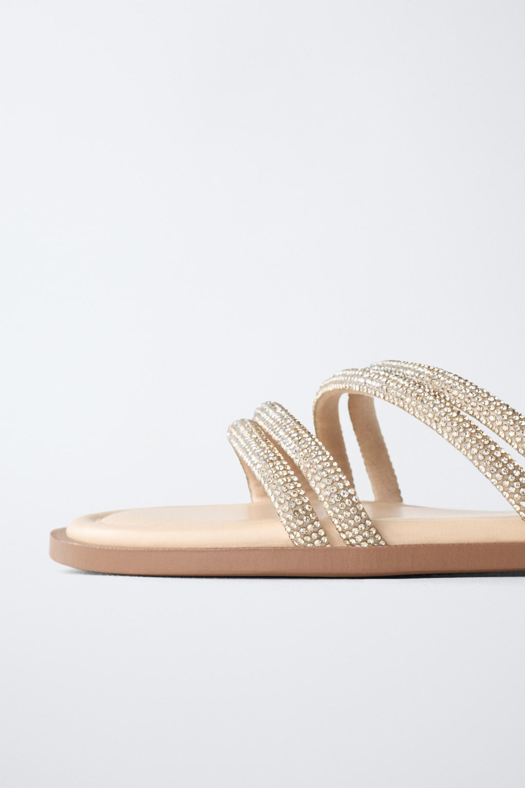 SANDALIA BRILLOS / Oro - Zara фото 6