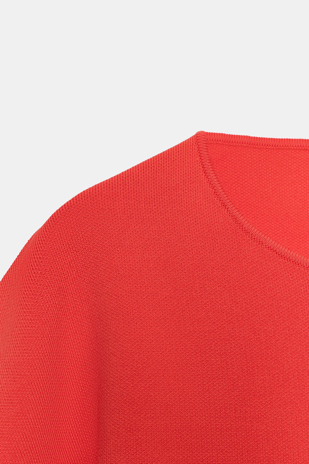 TOP CORTO PUNTO / Coral rojo