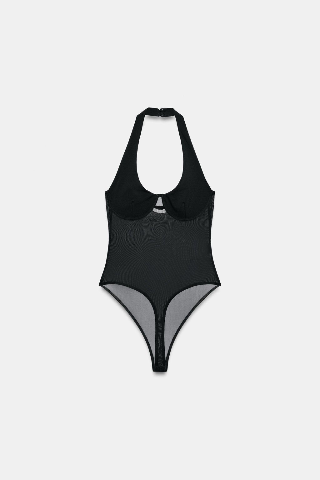 BODY COMBINADO TUL / Negro