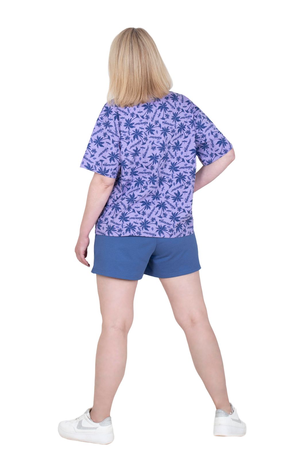 Костюм Пульс К-296 (42-56) кулирка+футер 2-х нитка - Лотос фото 2