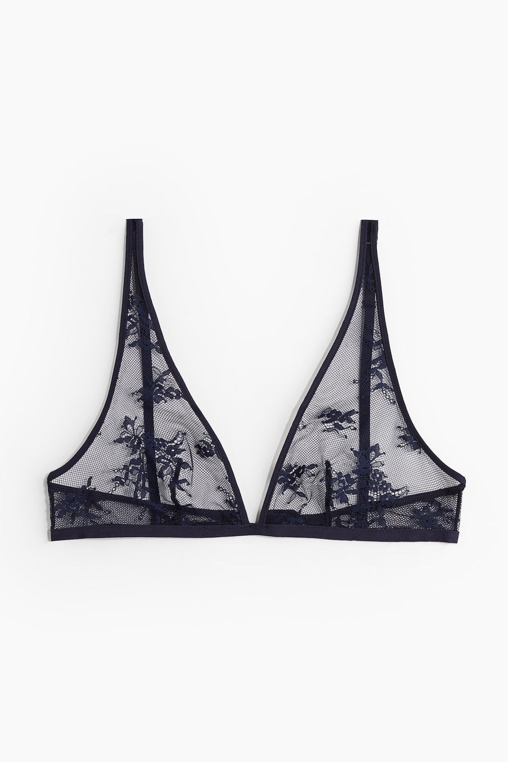 Sujetador suave de encaje sin acolchado - H&m фото 4