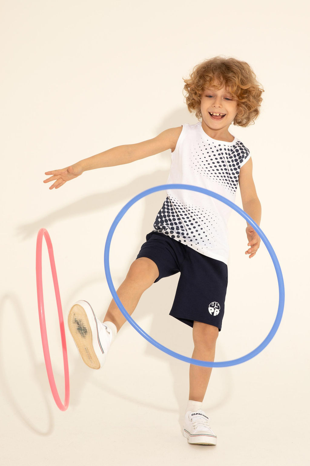 Шорты U.S. Polo Assn темно-синие хлопок  фото 13