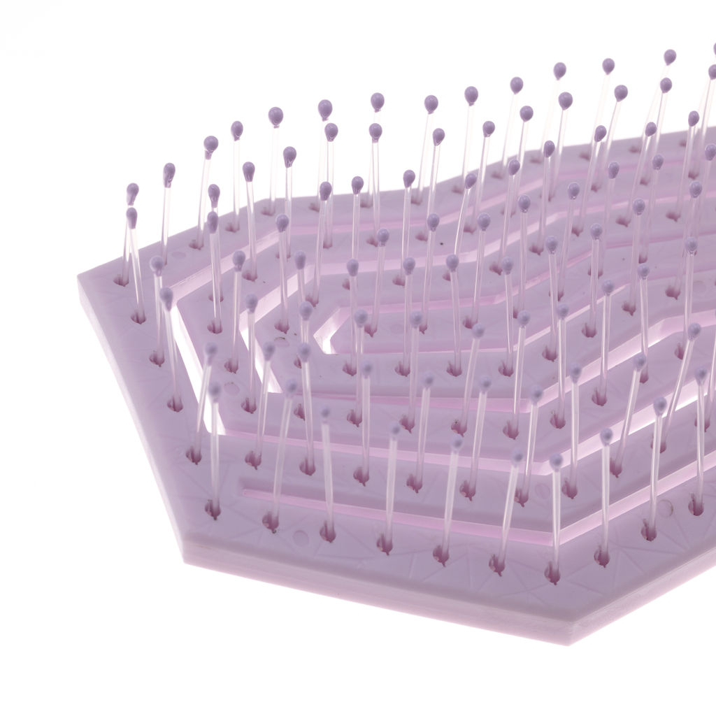 Dewal Beauty Щетка для волос продувная с нейлоновым штифтом / Eco-Friendly DBEA5457-Purple, айсберг, фиолетовый  фото 4