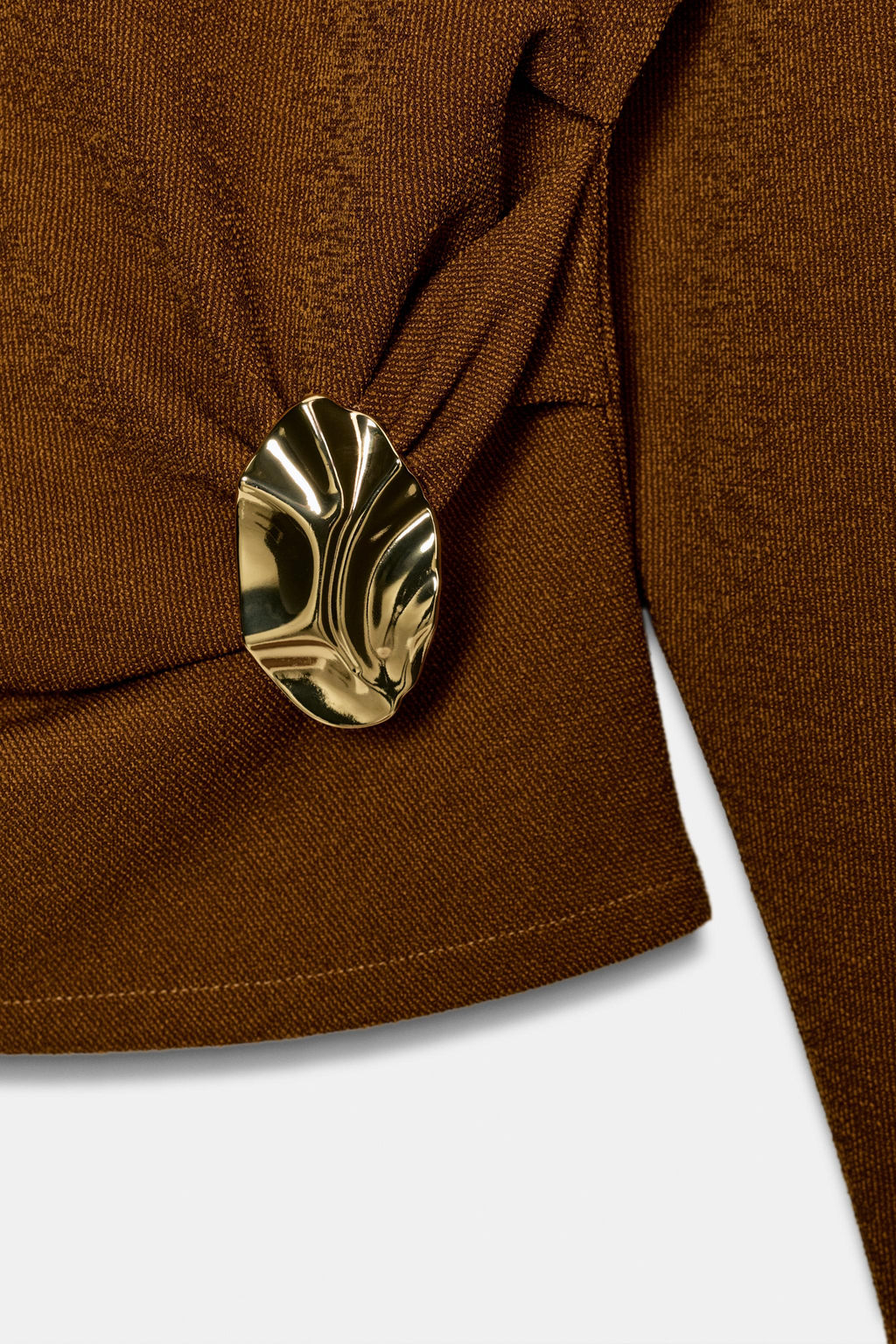 TEXTURED TOP WITH BUCKLE - Zara фото 8