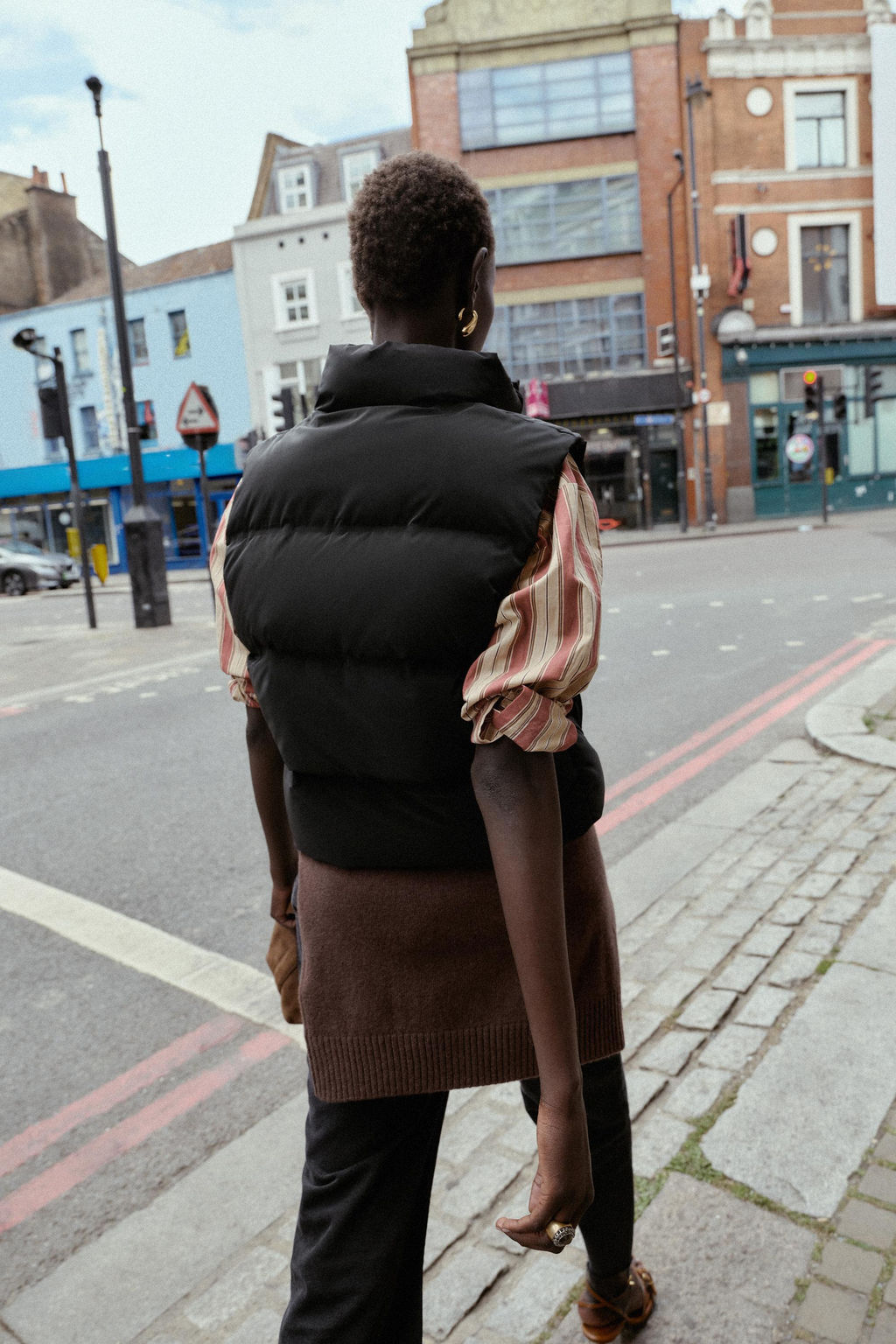 RUBBERISED PUFFER GILET - Zara фото 6