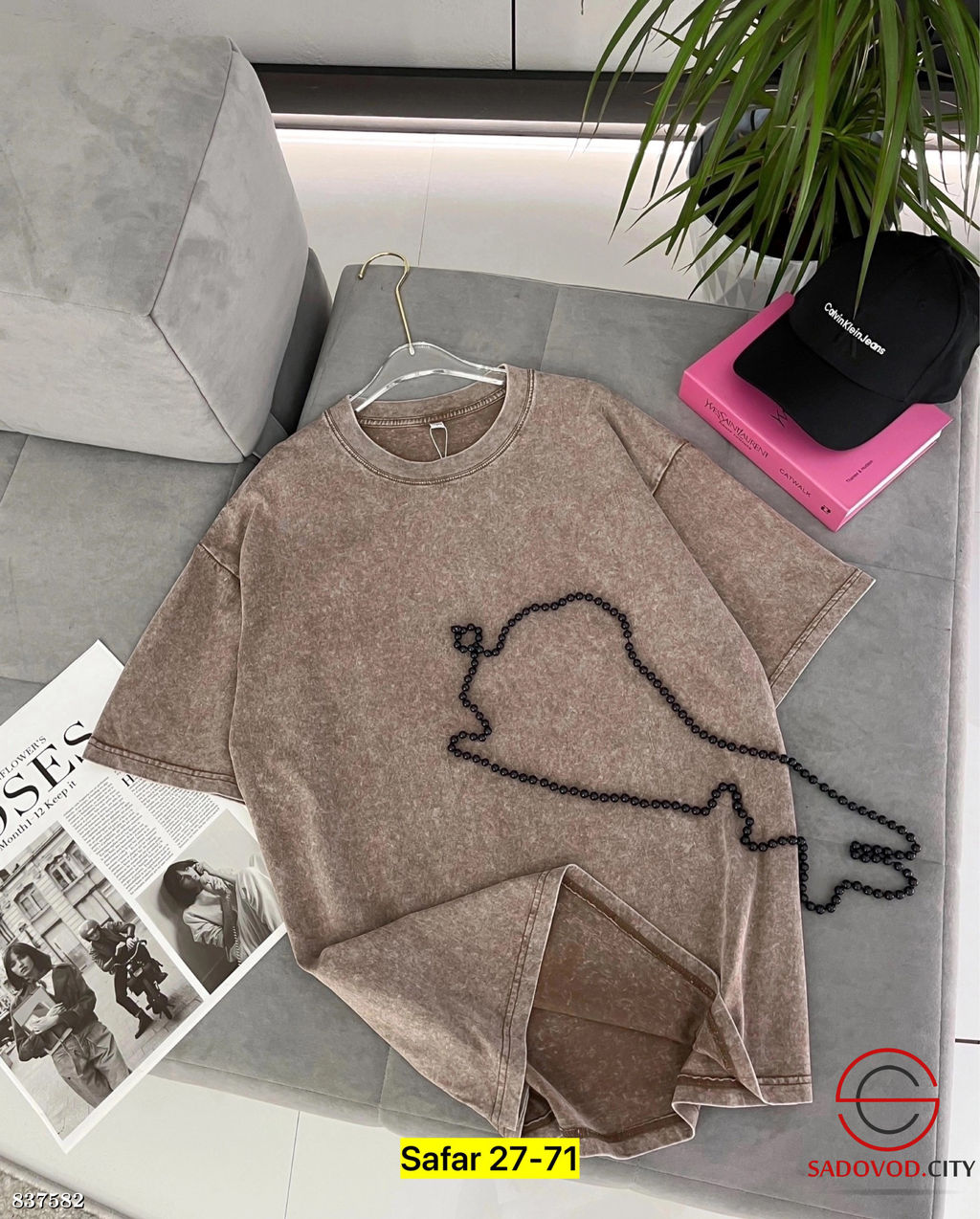 Футболка женская из хлопка