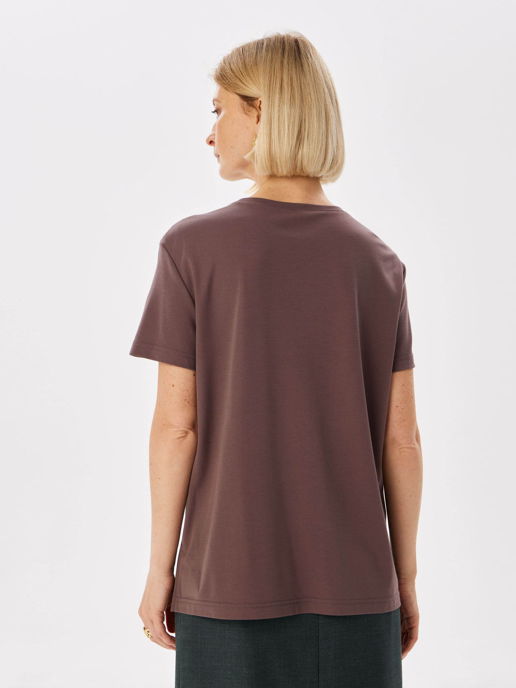 Футболка женская кор.рукав KATHARINA KROSS KK-TK-006VI-1972-4-коричневый фото 4