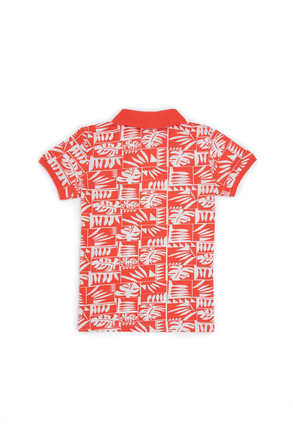 U. S. Polo Assn / Футболка с воротником-поло для мальчиков с цветком граната - U.s. polo assn фото 2