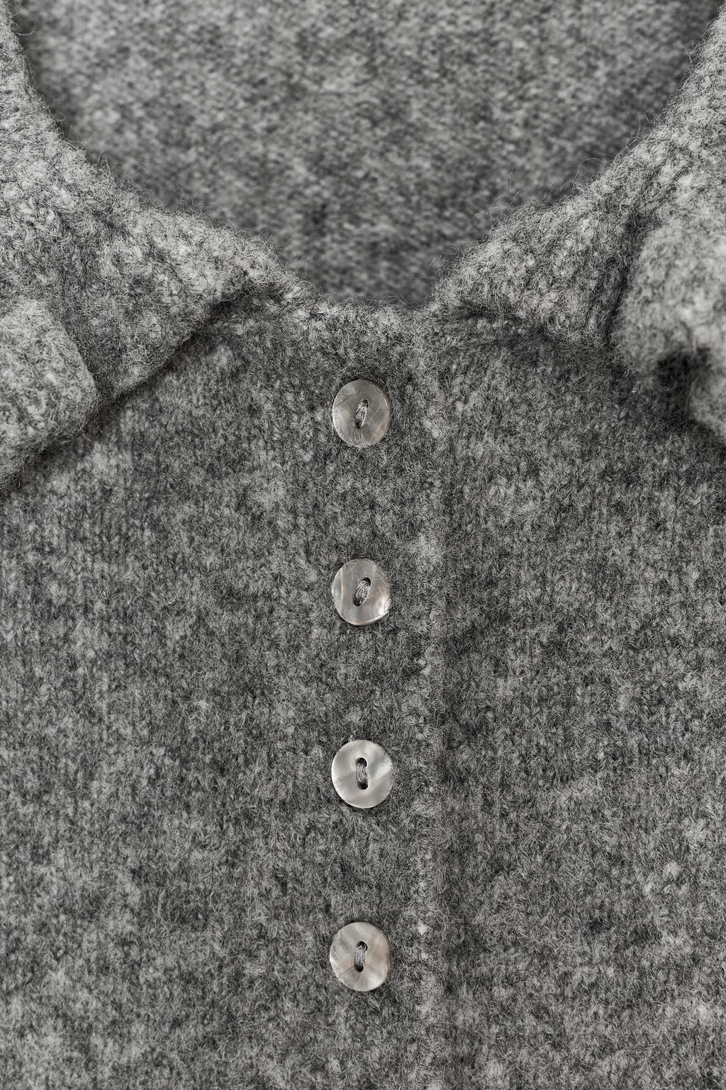 KNIT CARDIGAN WITH RUFFLE TRIMS - Zara фото 6