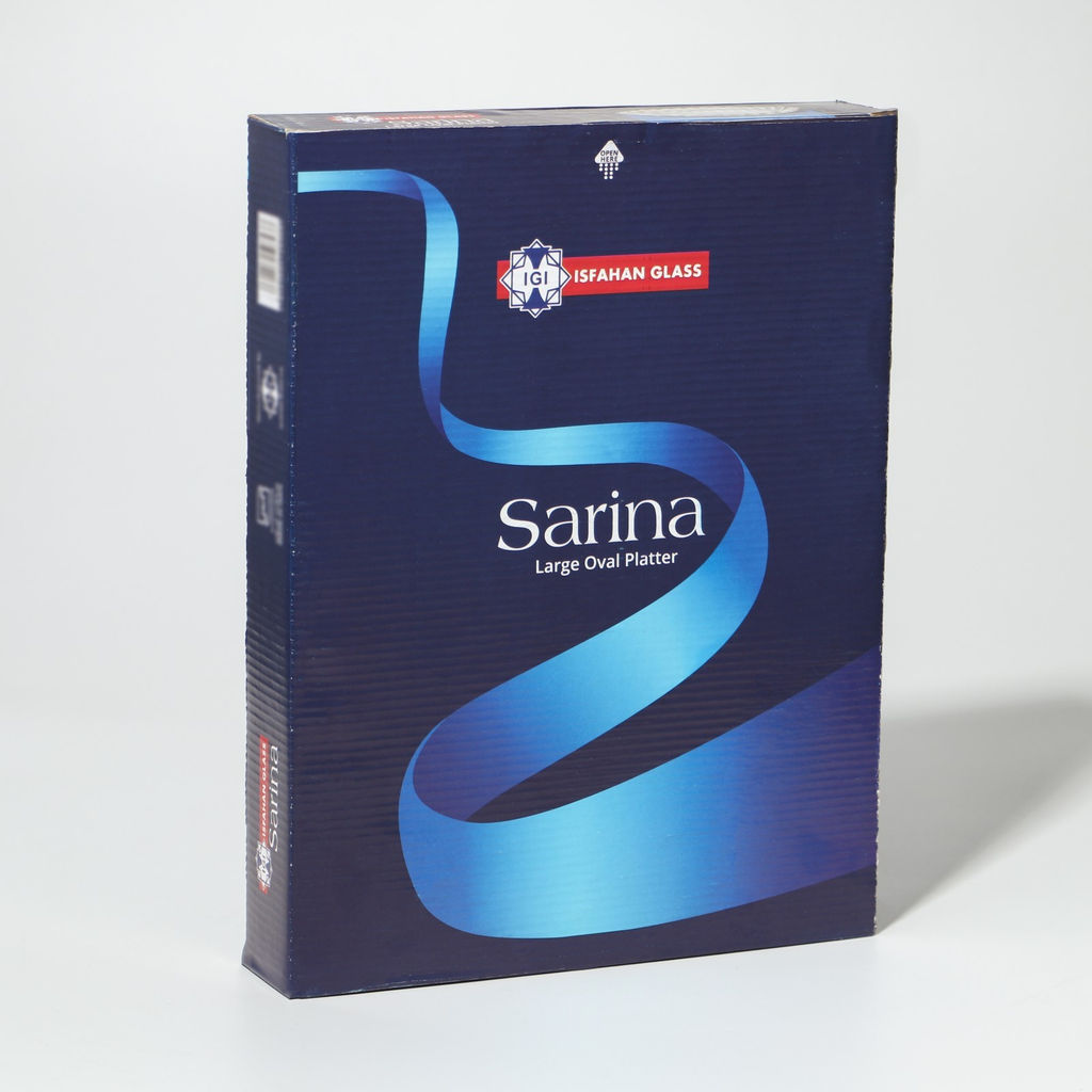 SARINA Тарелка овальная малая 25*19*3 см, арт.822