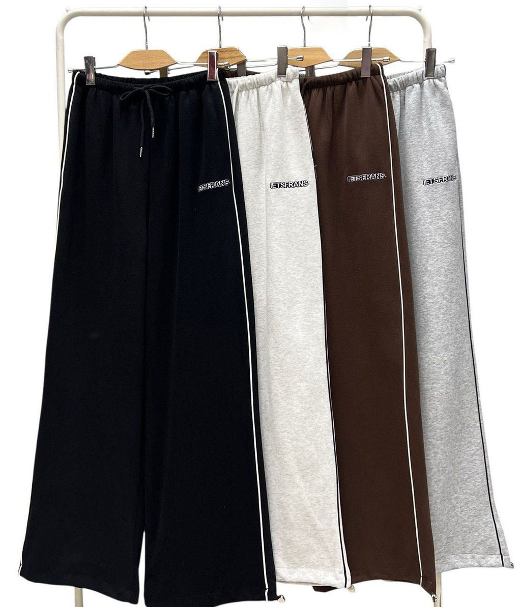 K13110 Штаны Багги (начес) КОРИЧНЕВЫЙ