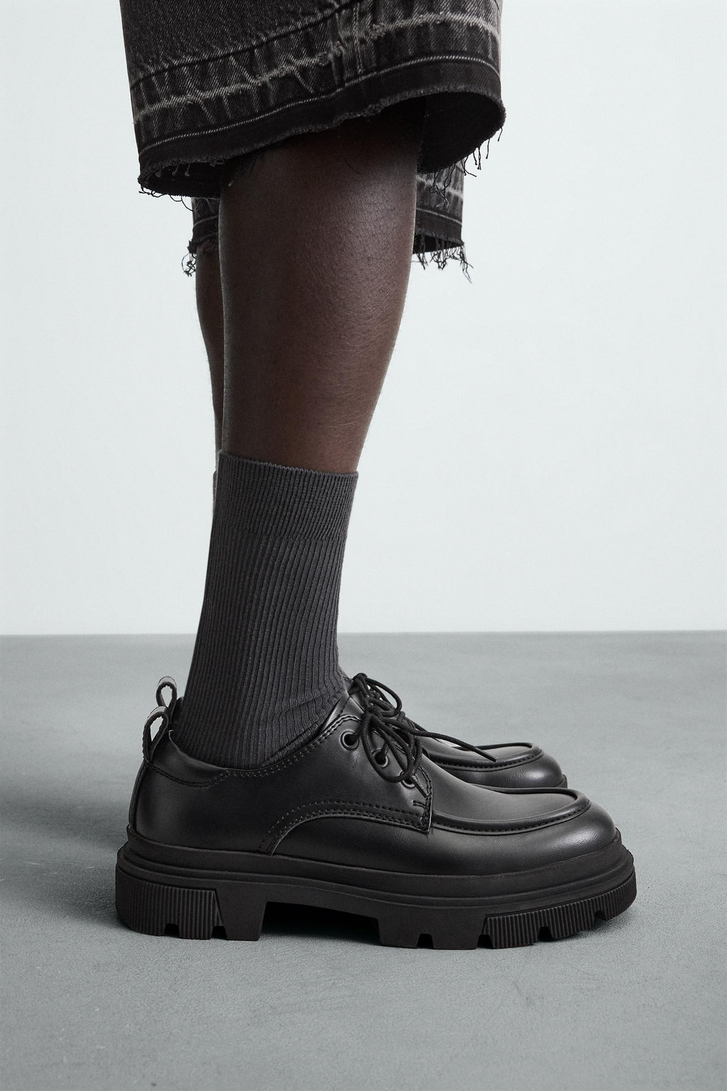 CHUNKY MOC TOE SHOES - Zara фото 6