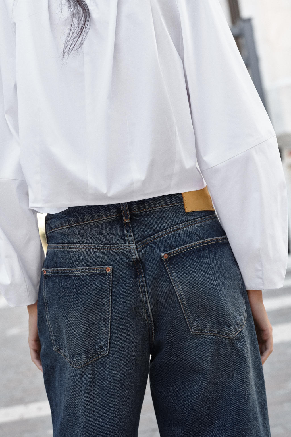 JEANS Z1975 STRAIGHT MID-WAIST - Zara фото 16