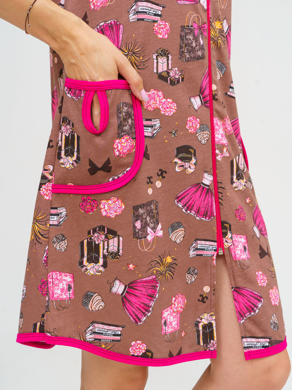 860 Халат "Подарки"