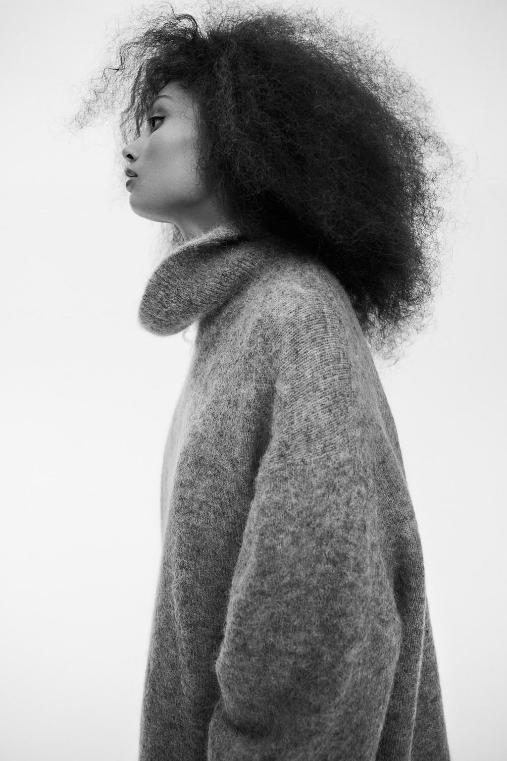 Jersey en mezcla de alpaca con cuello perkins - H&m фото 3