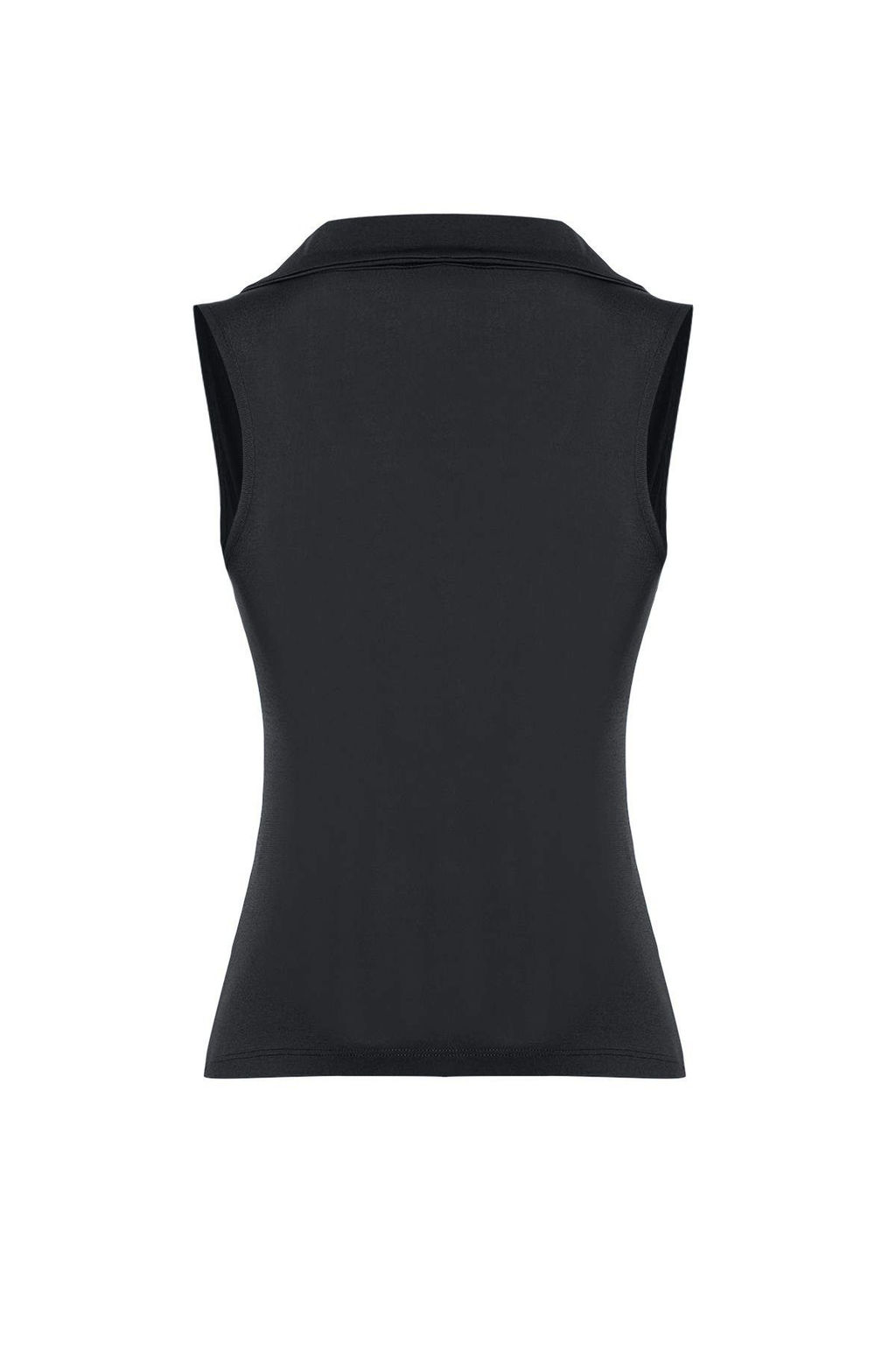 Trendyolmilla Bordo Fitted/Vucuda Oturan Polo Yaka Esnek Orme Bluz TWOSS24BZ00085 фото 7