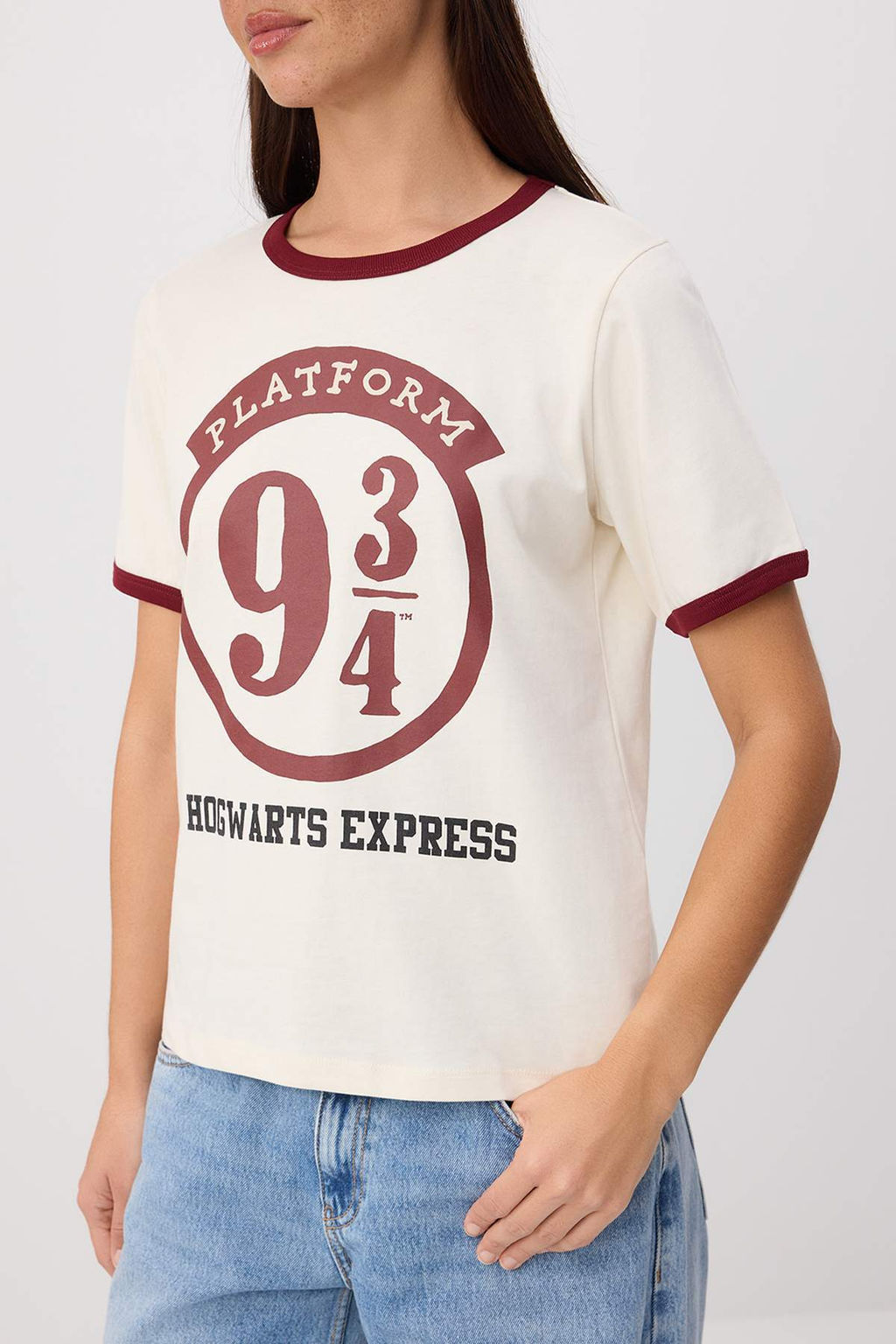 Ekru Snoopy Lisansl? Regular K?sa Kollu Tok %100 Pamuk Orme T-Shirt TWOSS26TS0013 - Trendyolmilla фото 7