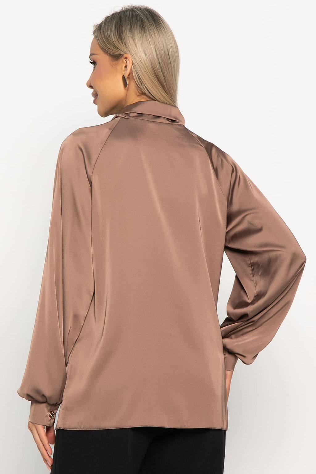 Блуза Элеонора (коричневая) Б14927-30М