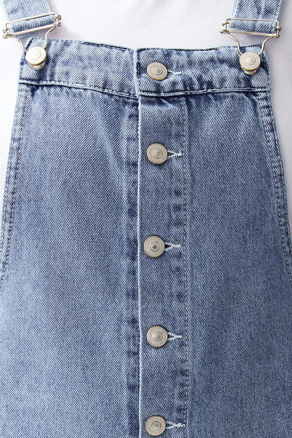 Mavi K?sa Denim Tulum TWOSS24TU00032 - Trendyolmilla фото 4