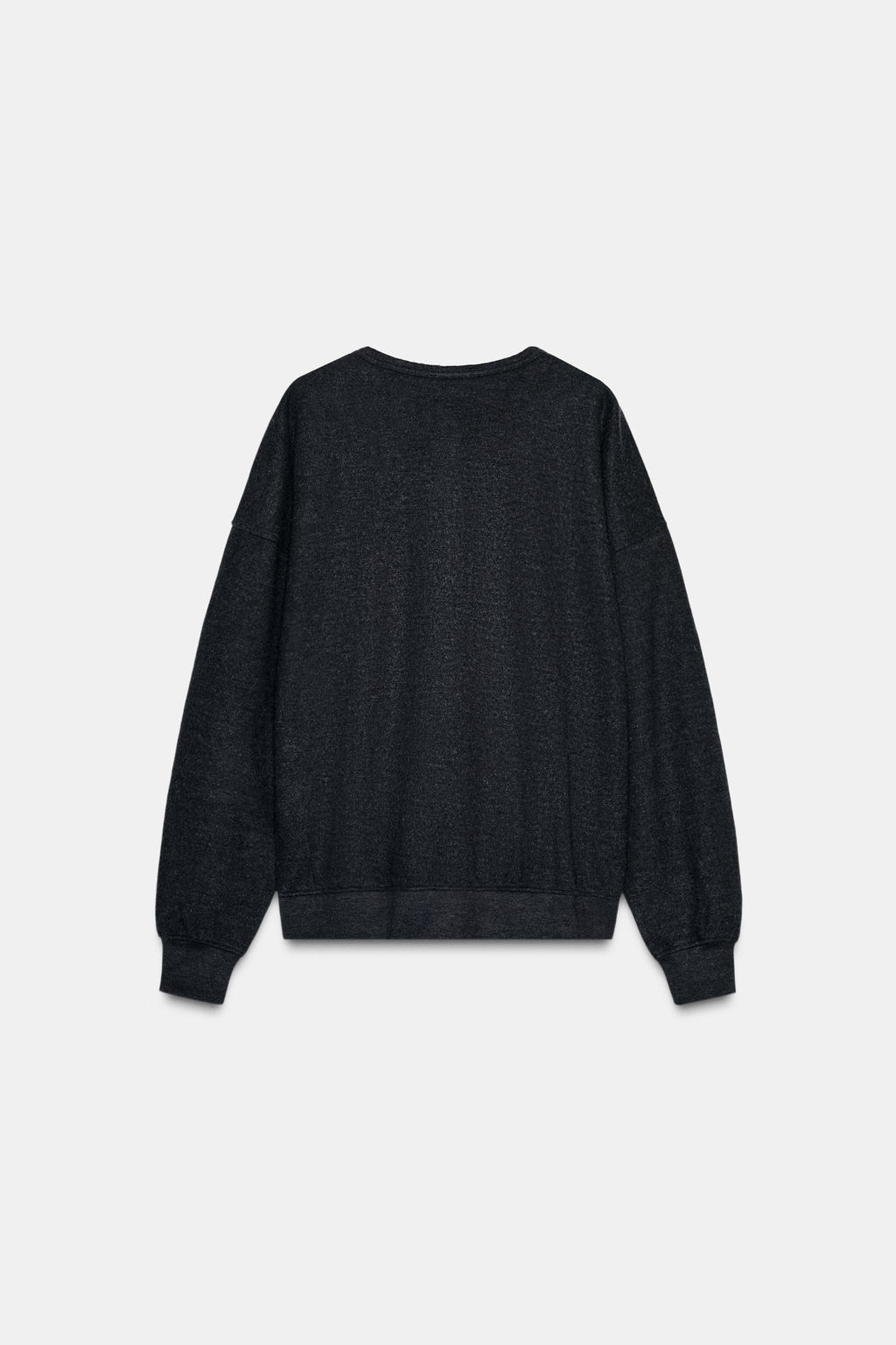 SOFT RIB ZIP-UP SWEATSHIRT - Zara фото 5