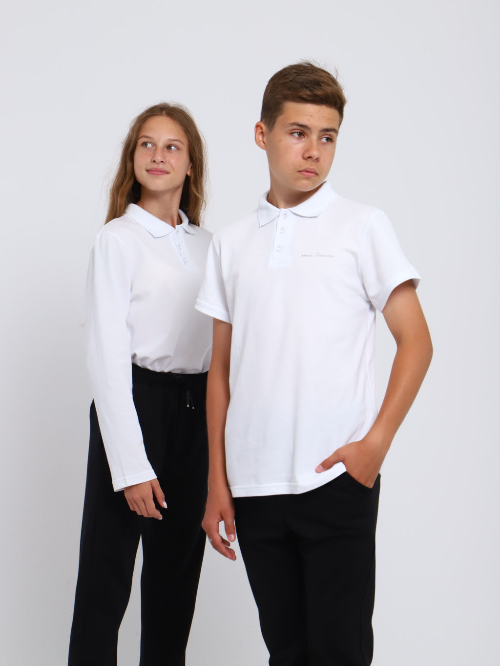 Рубашка-поло Михаил белый Ладошки  фото 15