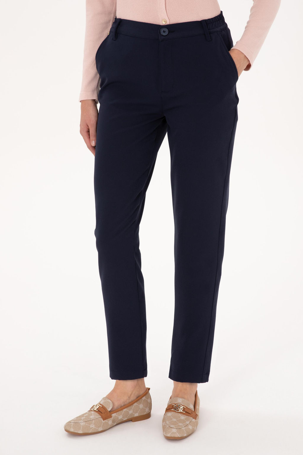 Kad_n Lacivert Kanvas Pantolon - U.s. polo assn фото 2