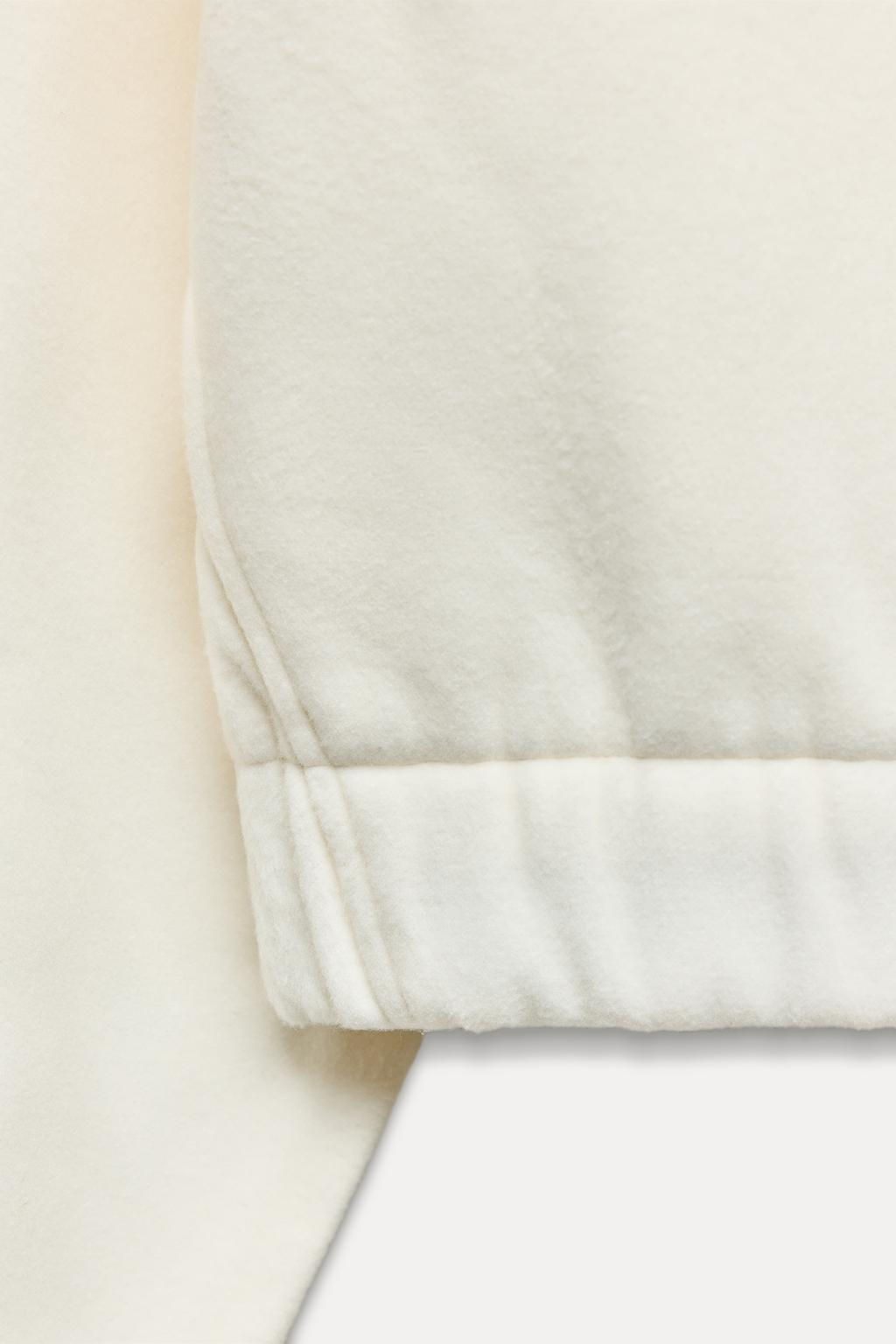 HOODED CLOTH JACKET - Zara фото 9