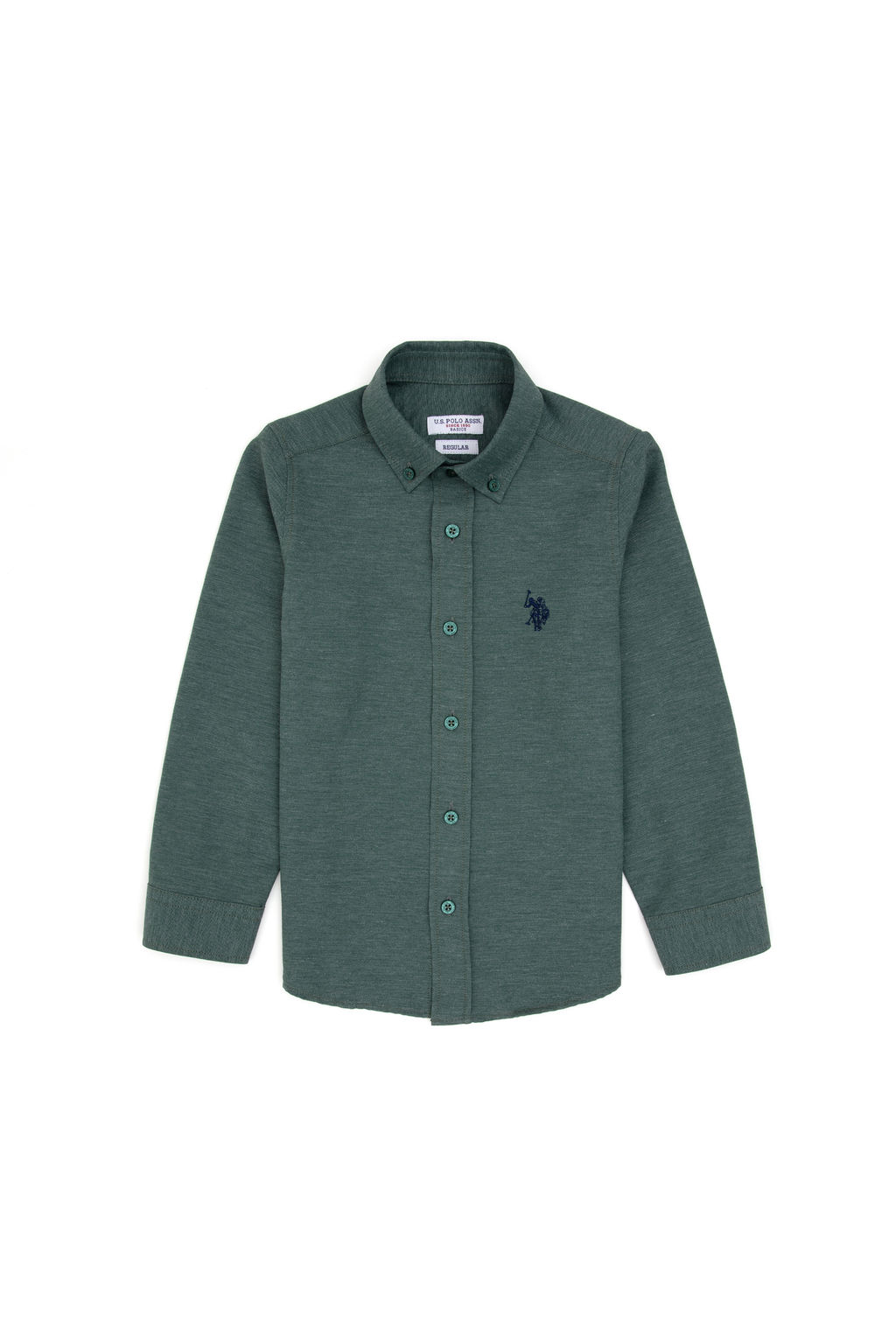 Erkek _ocuk Koyu Ye_il Uzun Kollu Basic G_mlek Sepette S_rpriz _ndirim - U.s. polo assn фото 15