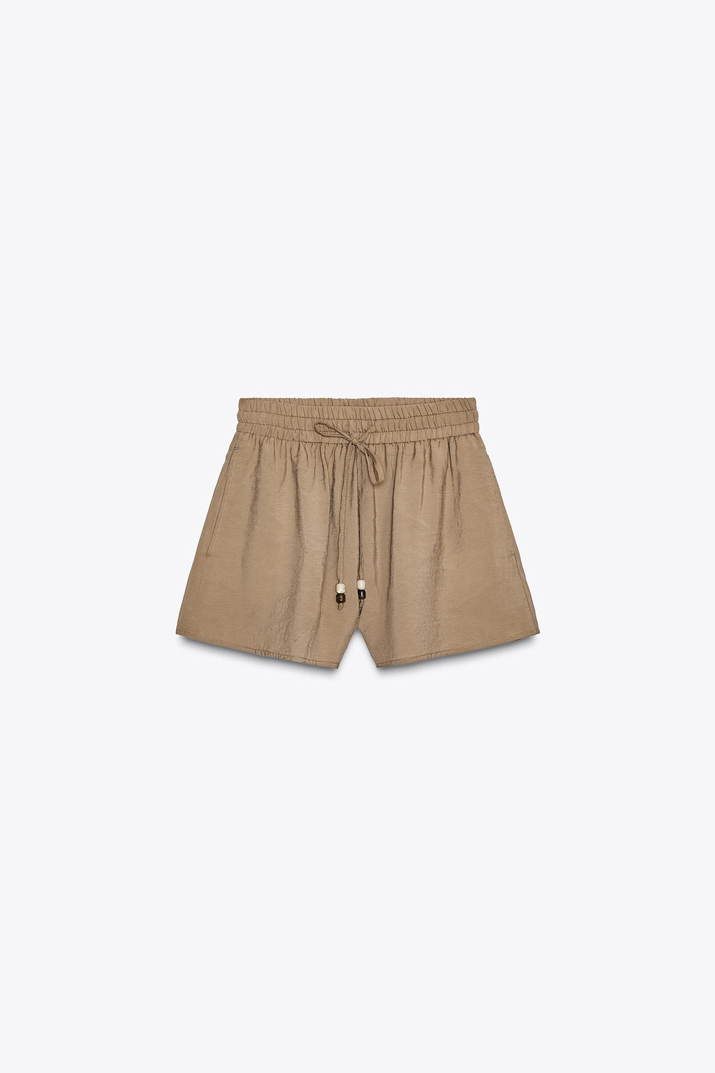 BEADED DRAWSTRING BERMUDA SHORTS - Zara фото 5