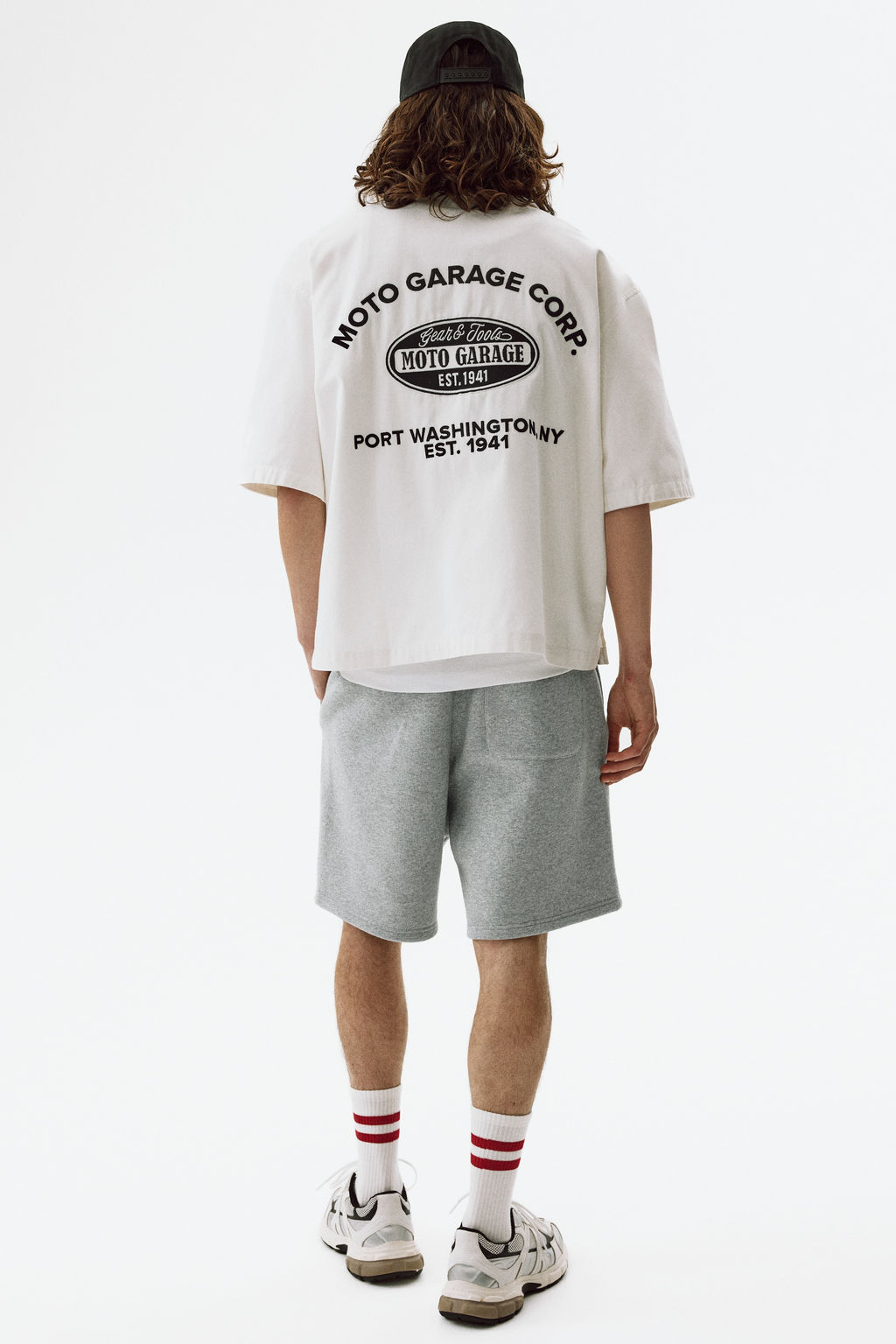Pantal?n corto en sudadera Relaxed Fit - H&m фото 6