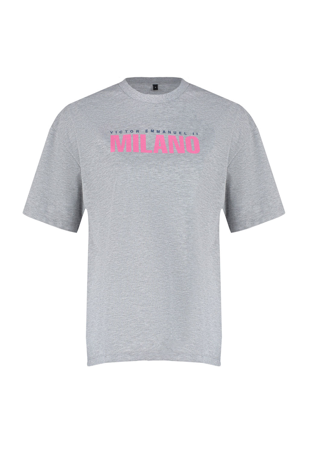 TRENDYOLMILLA Beyaz %100 Pamuk Bask?l? Oversize/Genis Kal?p Bisiklet Yaka Orme T-Shirt TWOSS24TS00066 фото 7