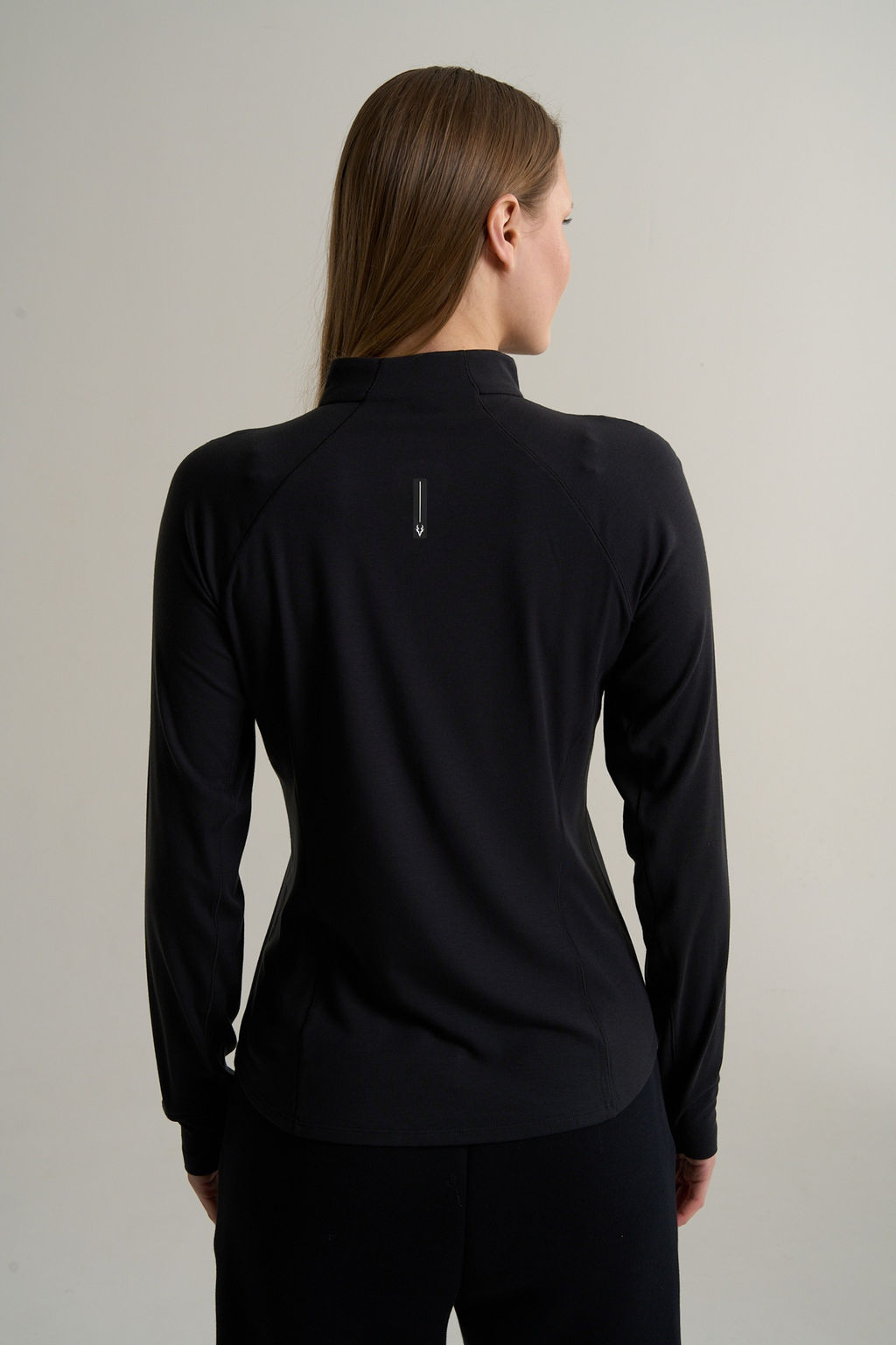 Лонгслив half-zip Черный ANTA RUNNING LS Tee