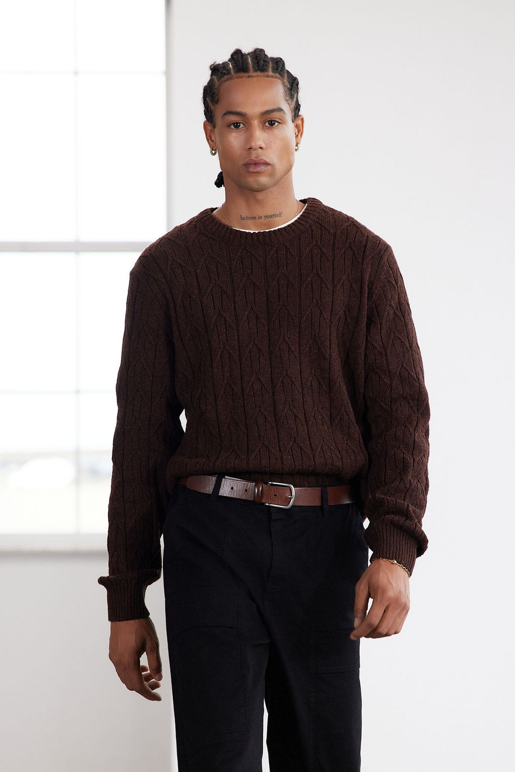 TRENDYOL MAN Zumrut Yesili Regular Bisiklet Yaka Dokulu Kazak TMNAW25KZ00021 - Trendyolmilla фото 15