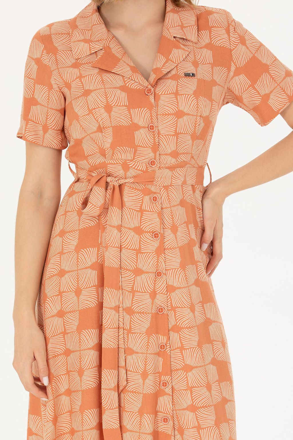 Женское тканое платье из плитки - U.s. polo assn фото 20