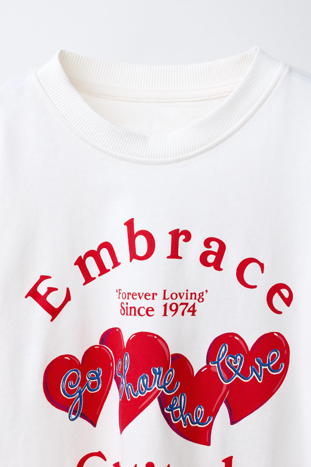 HEART PRINT T-SHIRT - Zara фото 3