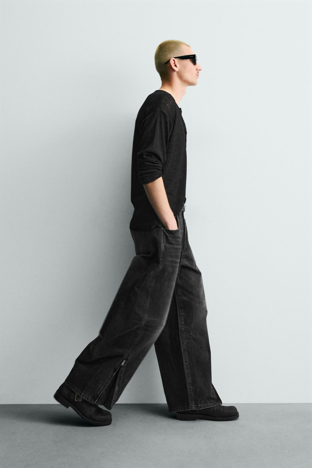 JEANS BALLOON FIT CREMALLERAS / Carb?n - Zara фото 6